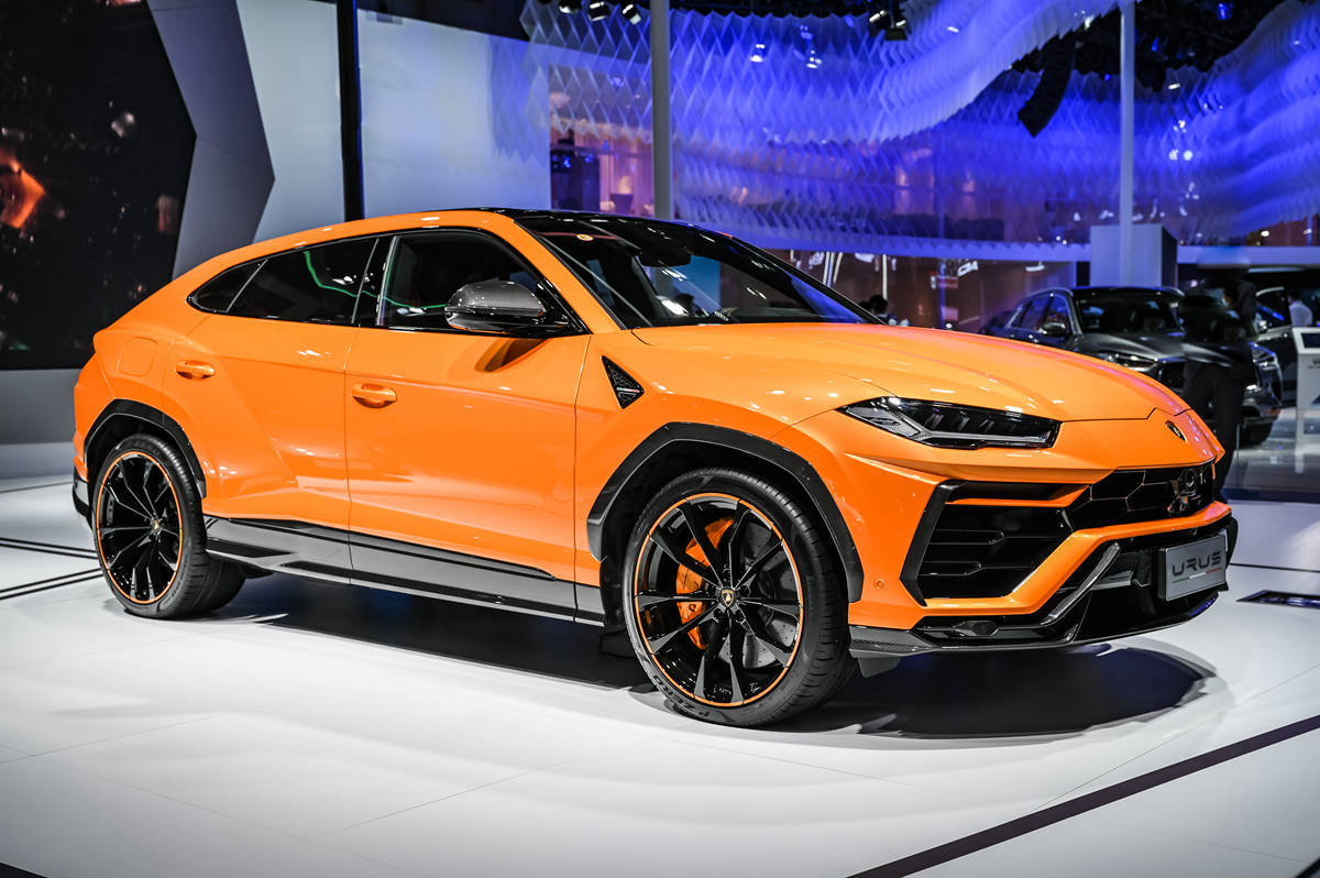 兰博基尼超级SUV Urus全新珍珠漆特别版于成都车展完成全球首次亮相