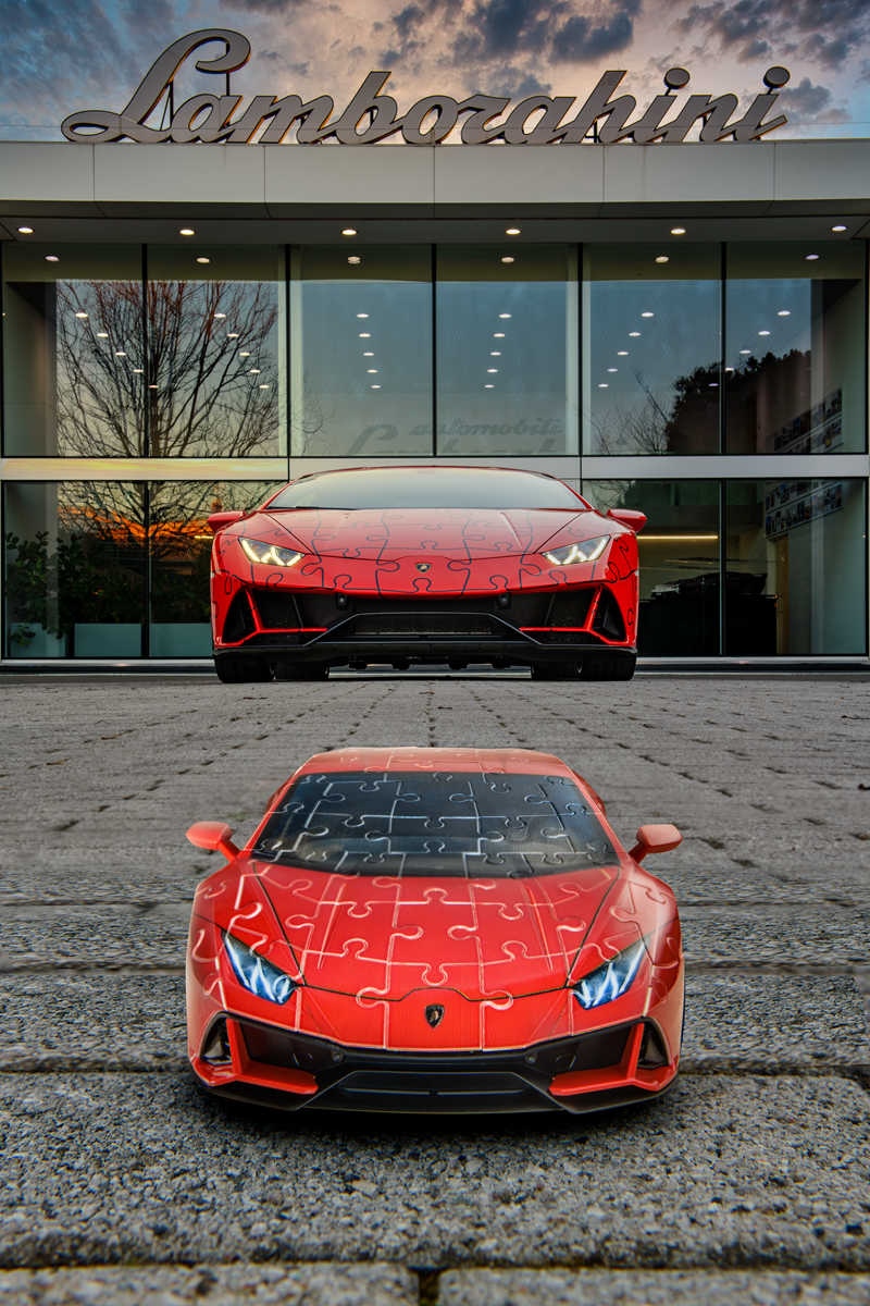 兰博基尼Huracán EVO：用3D拼图打造超级跑车