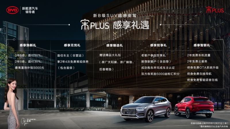 宋PLUS上市首月订单量火爆 助力“宋”家族订单量持续走高