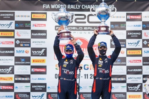 现代汽车WRC车队再获殊荣 实力斩获2020 WRC意大利站冠军