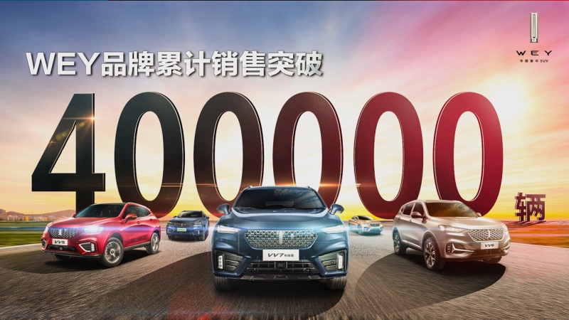 达成40万用户成就！WEY品牌再创2020销量佳绩
