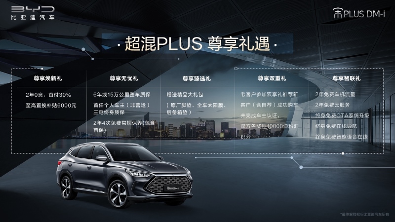 续航里程突破1200公里 宋PLUS DM-i预售开启 欢迎围观