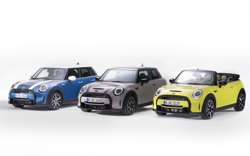 新一季MINI三门版、MINI五门版、MINI CABRIO敞篷版发布