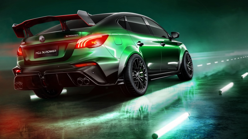 赛道猛兽 露出即炸街 MG6 XPOWER官图首度曝光