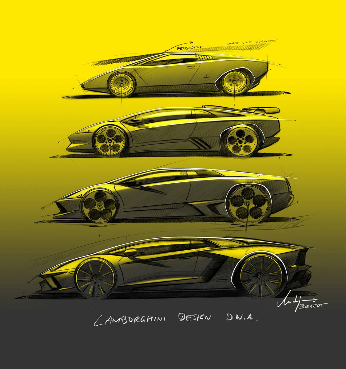 兰博基尼设计基因的起源:Countach
