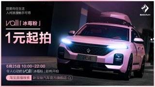 被评为宝骏“最受欢迎改装车” Valli（向往）“冰莓粉”即将拍卖