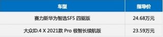 得年轻人得天下，赛力斯华为智选SF5和大众ID.4 X正面PK