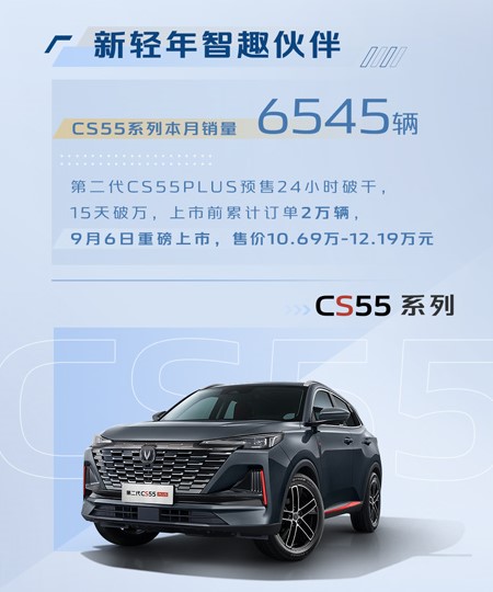 长安汽车发布最新销售数据：1—8月销售1543931辆 同比增长32.5%