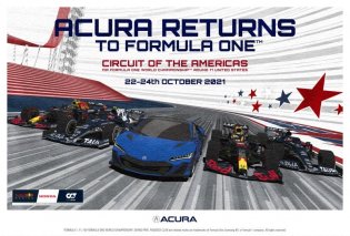 Acura重返一级方程式赛车美国大奖赛