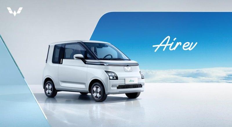 五菱Air ev全球首秀,极简风外观设计曝光!