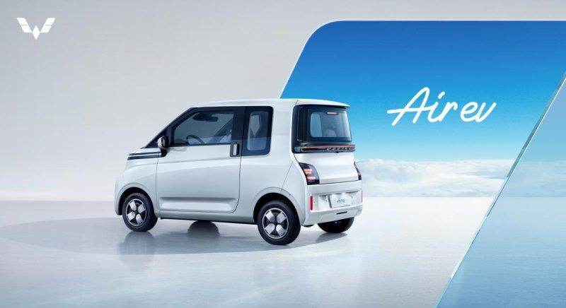 五菱Air ev全球首秀,极简风外观设计曝光!