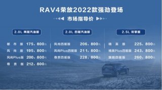 RAV4荣放2022款，以全能实力，助你畅享人生征途