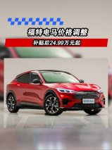 福特电马价格调整 补贴后24.99万元起