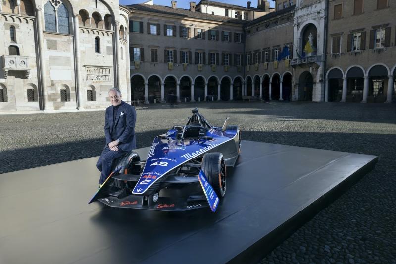 玛莎拉蒂MSG车队揭幕品牌首款纯电动赛车涂装——Formula E Gen3