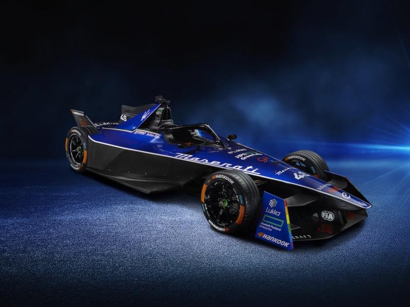 玛莎拉蒂MSG车队揭幕品牌首款纯电动赛车涂装——Formula E Gen3