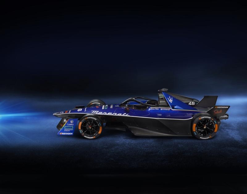 玛莎拉蒂MSG车队揭幕品牌首款纯电动赛车涂装——Formula E Gen3