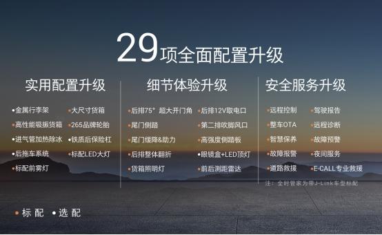 江铃大道追光者与全能者正式上市,终身权益再升级,售价11.38万起