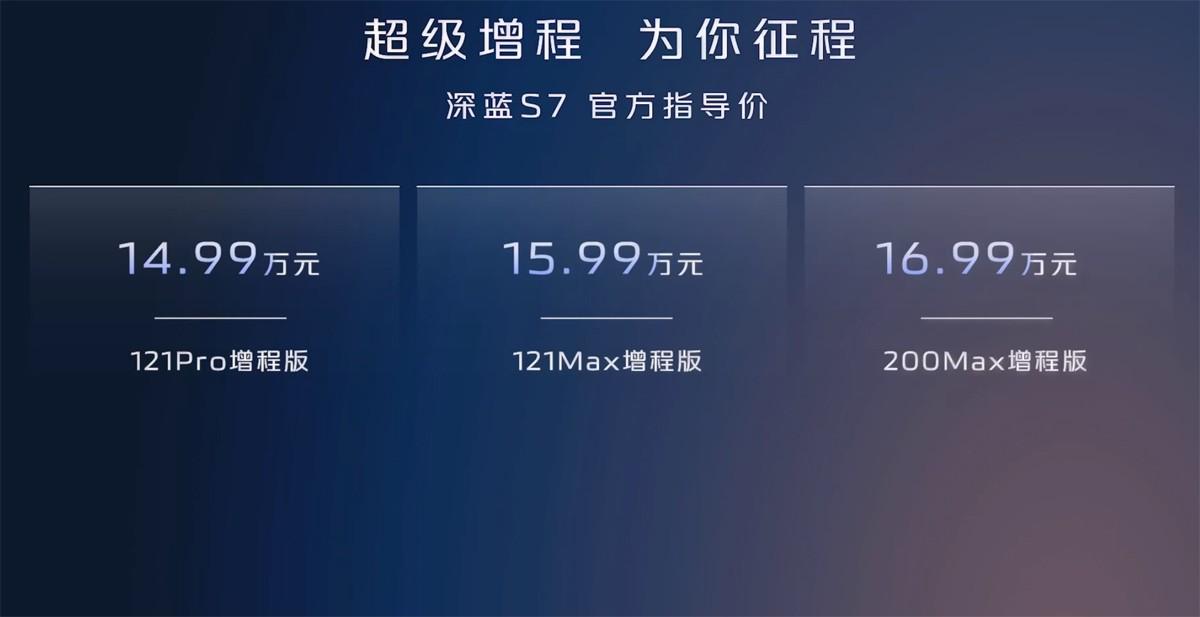 超级增程技术很牛吗?深蓝S7售14.99万起,混动江湖大乱斗开始