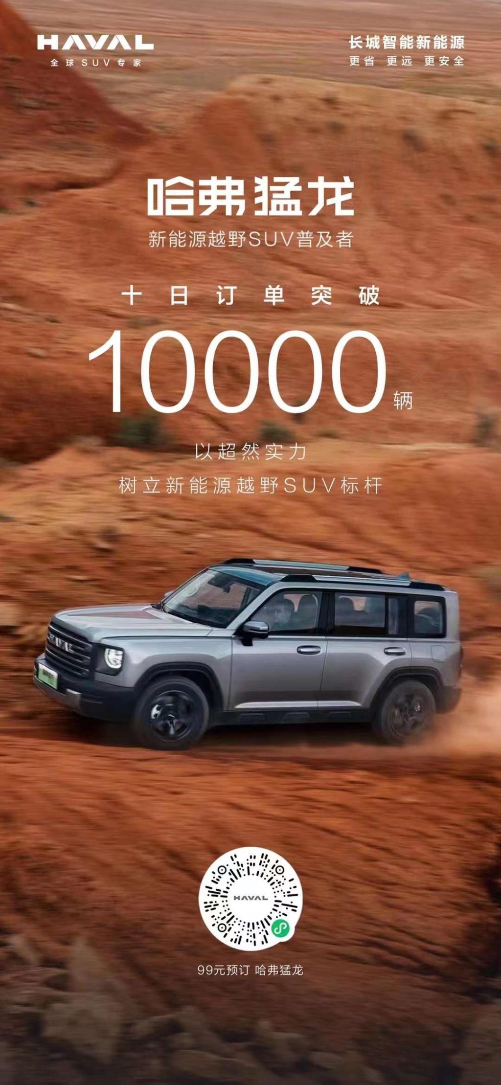 未上市先火，哈弗猛龙掀起新能源越野SUV热潮