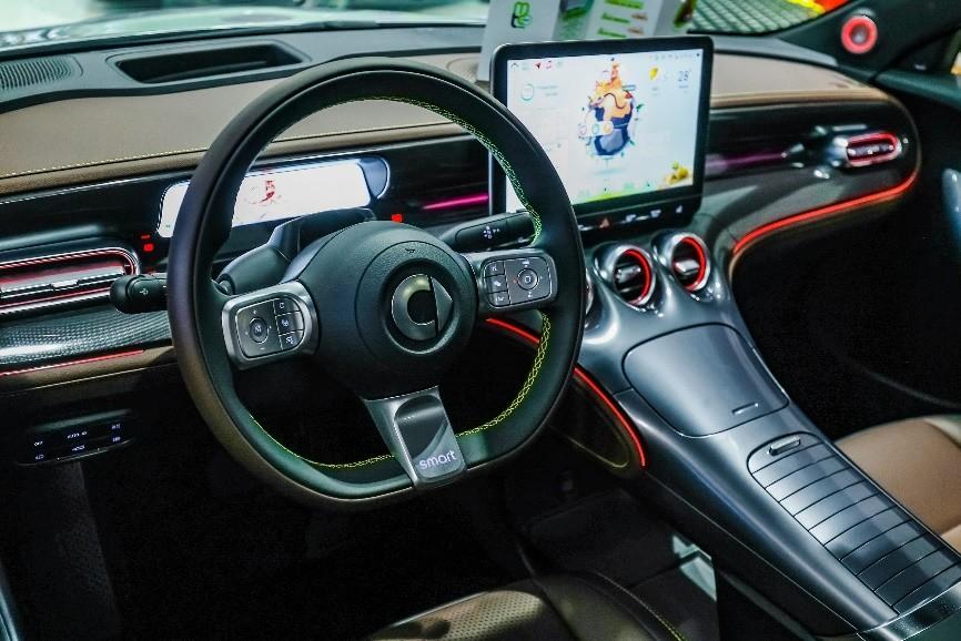 全球研发实力加持 smart呈现智能座舱及智能驾驶最新研发成果