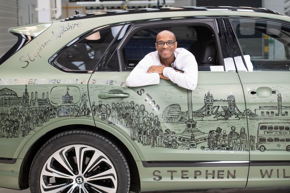 宾利汽车发布由STEPHEN WILTSHIRE手工绘制的“BELONGING BENTAYGA”,彰显品牌包容性理念