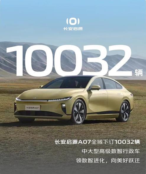 四真硬核实力加持,全域下订订单成功破万,长安启源A07重构同级市场