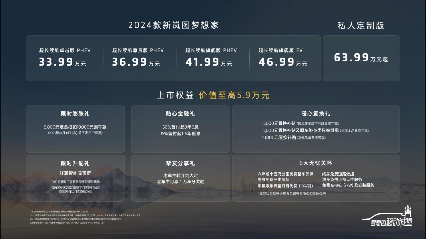 性能、续航升级,新岚图梦想家焕“芯”上市,33.99万起售
