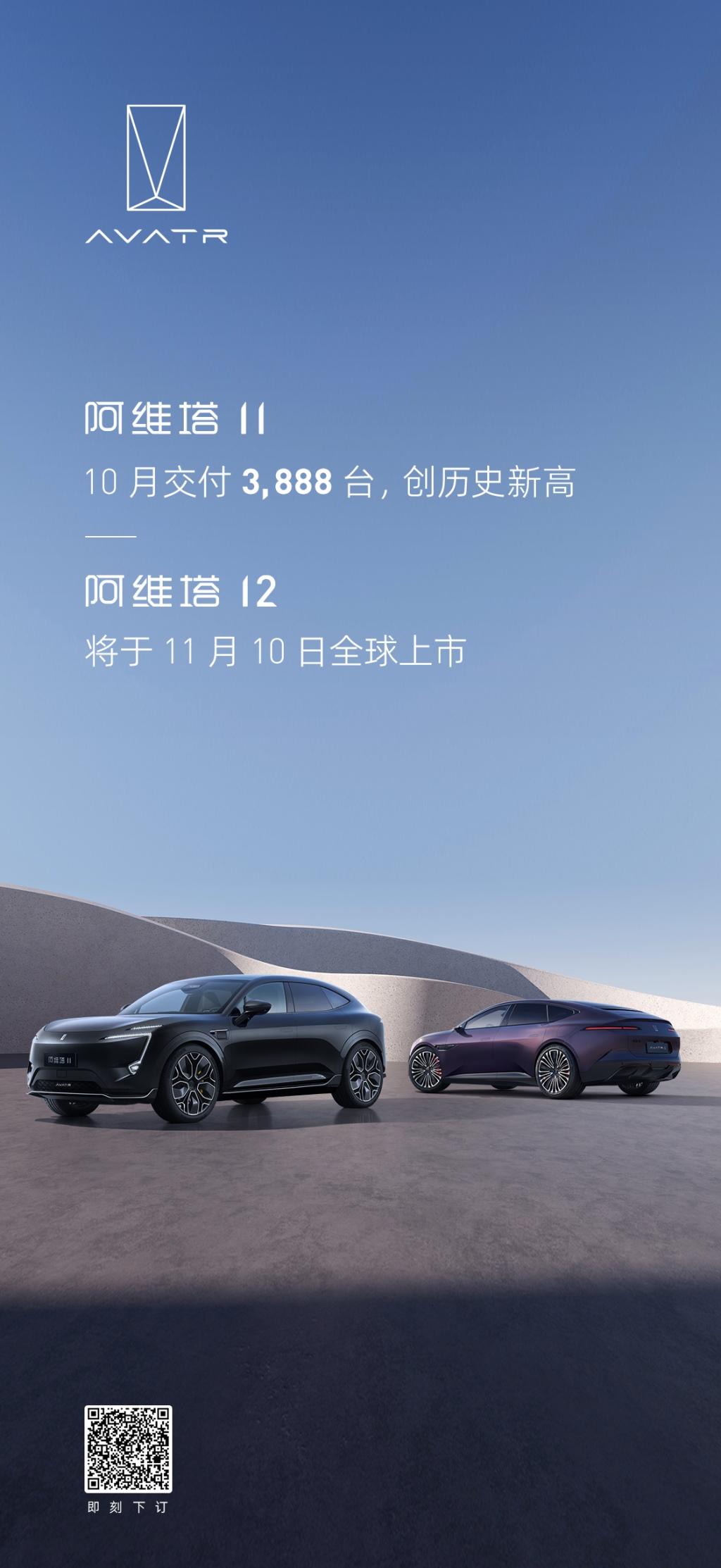 阿维塔11交付量再破纪录,双十一宠粉福利火爆来袭