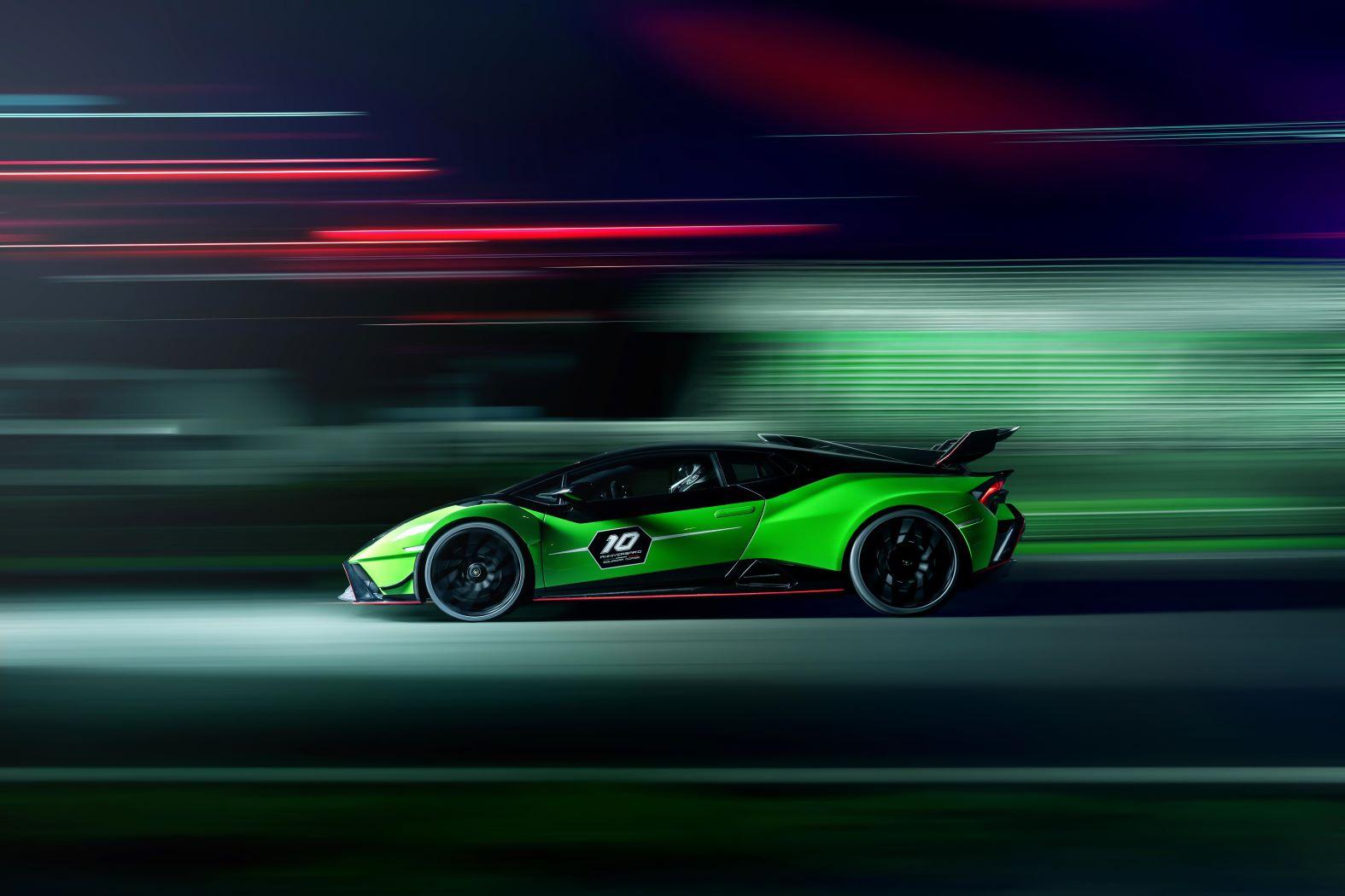 兰博基尼于瓦莱伦加(Vallelunga)赛道揭幕Huracán STO SC 10° Anniversario纪念版