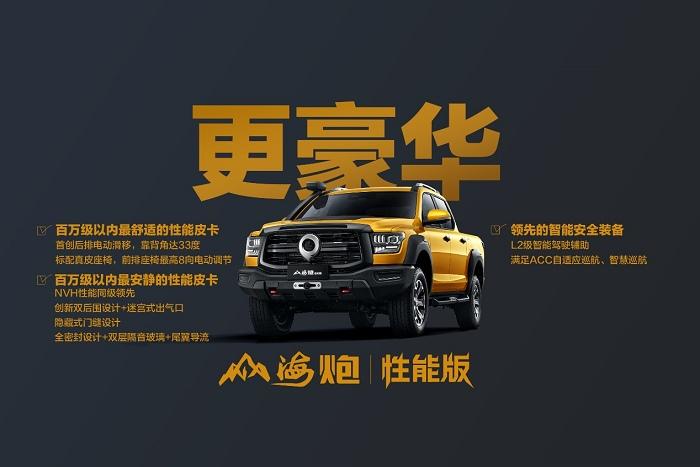 长城皮卡1-11月全球累计销售突破18.6万台 同比增长7.8% 蝉联中国皮卡销冠