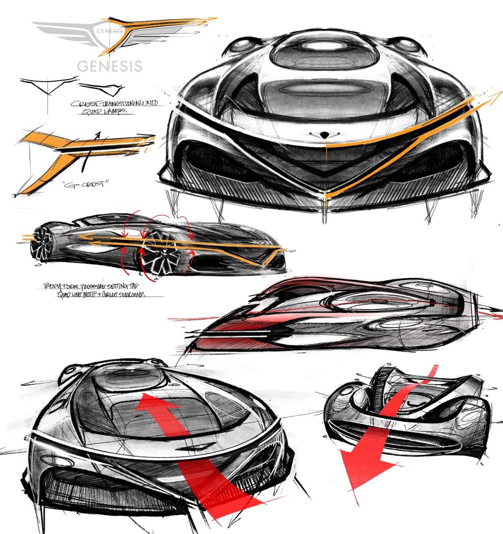 捷尼赛思X Gran Berlinetta Vision Gran Turismo概念车于巴塞罗那“Gran Turismo世界系列赛”总决赛发布