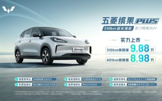 8.98万起，超长续航五门纯电SUV五菱缤果PLUS正式上市！