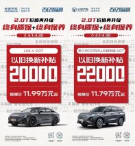 高价值+“双保无忧”，长安CS75PLUS、UNI-V 2.0T无对手！