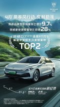 自主品牌国家队加速发力，4月荣威新能源销量环比劲增28%