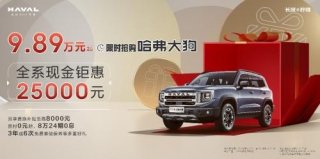哈弗大狗9.89万元可提 轻越野卷王诞生