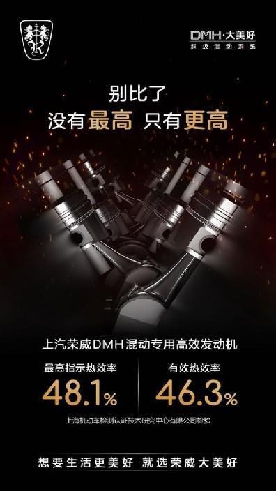 中国发动机集体杀疯了,上汽祭出热效率48.1%的混动发动机