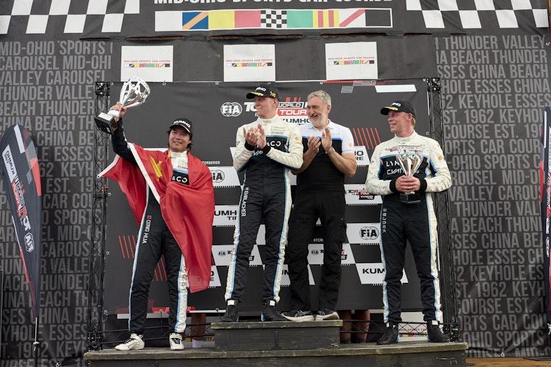 领克车队2024TCR美国站包揽领奖台,中国汽车首次登顶美国赛场