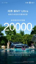 打破新势力交付速度纪录，问界新M7 Ultra靠的是什么？