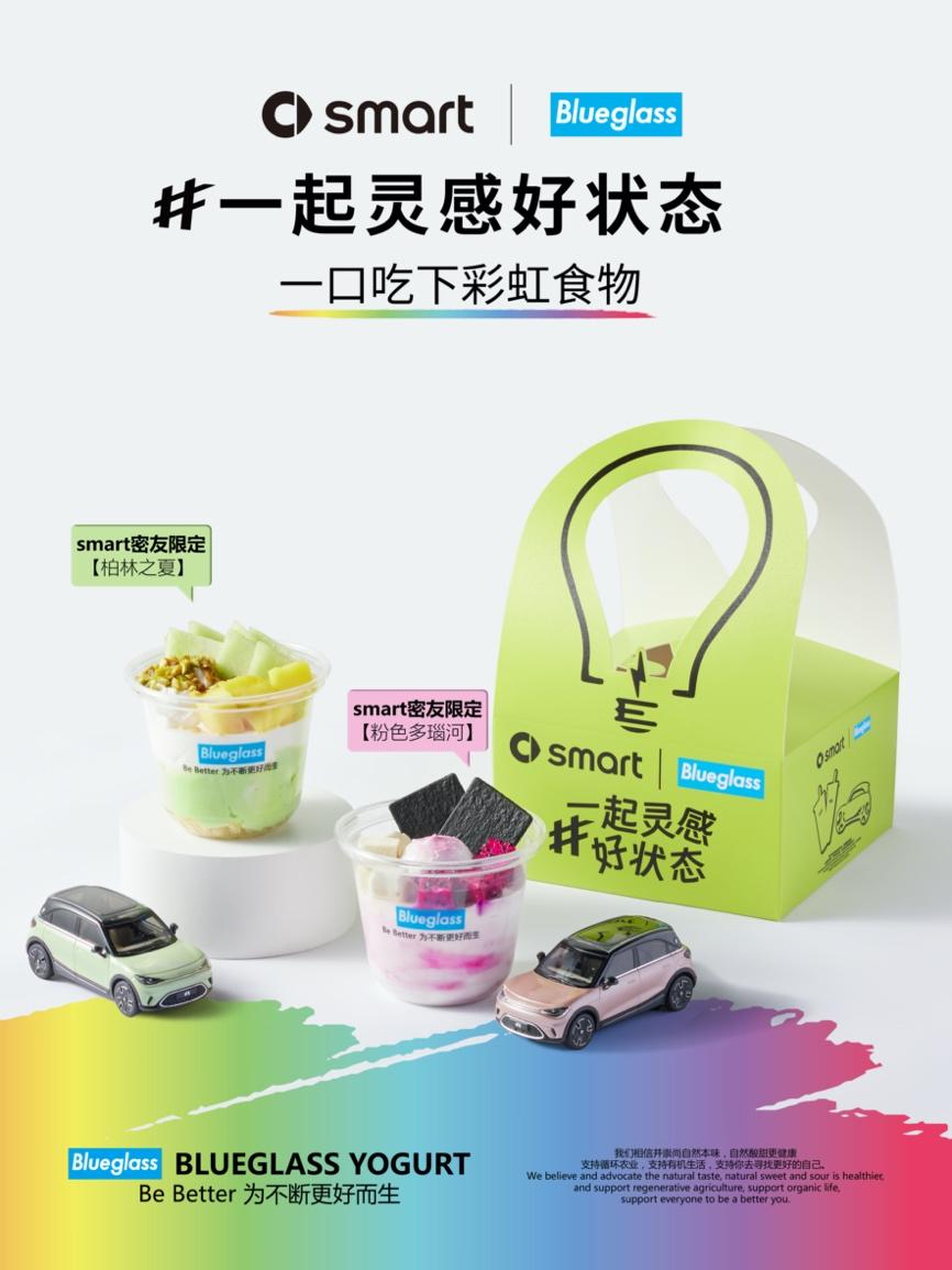 一起灵感好状态 smart与Blueglass潮趣互“搭”,唤醒夏日活力