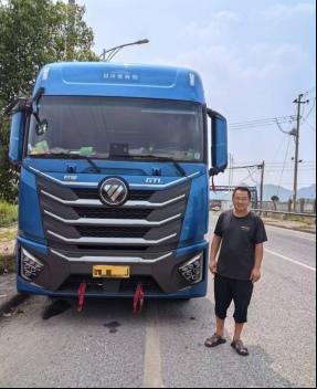 平均百公里油耗29L!欧曼星翼480马力重卡深度契合吴师傅临沂-台州运输专线