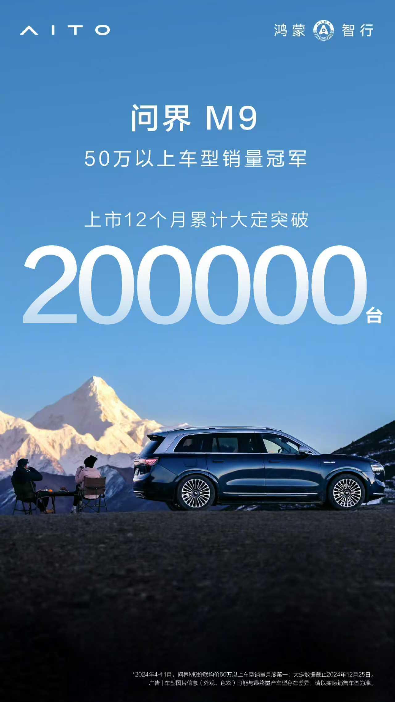 问界M9销量破20万,以卓越实力领跑国产高端豪车市场