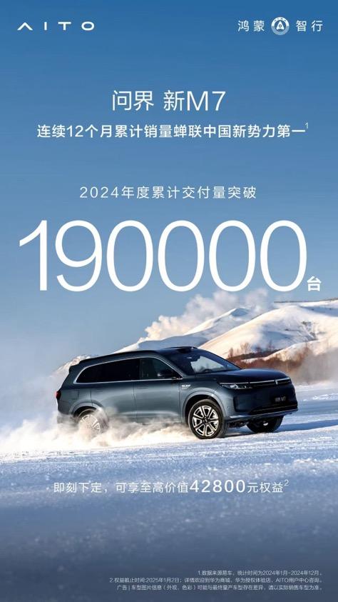 中大型SUV市场研究报告发布,深度探析问界新M7热销背后的原因