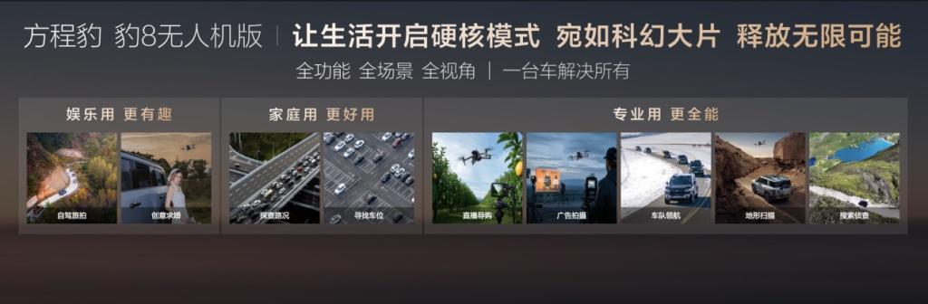 三强合一!比亚迪大疆华为联合打造方程豹 豹8无人机版,售价39.58~42.38万元