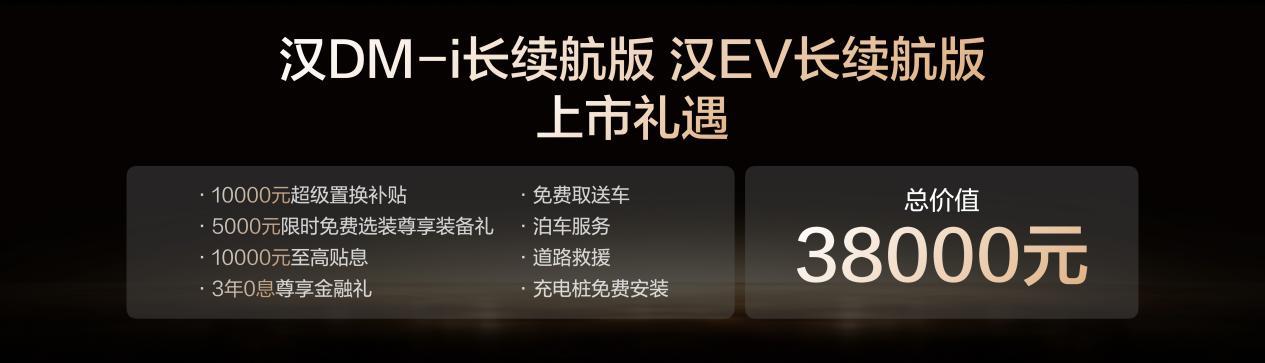 越级进享！比亚迪汉长续航版上市，补贴后售价15.98万-20.58万元