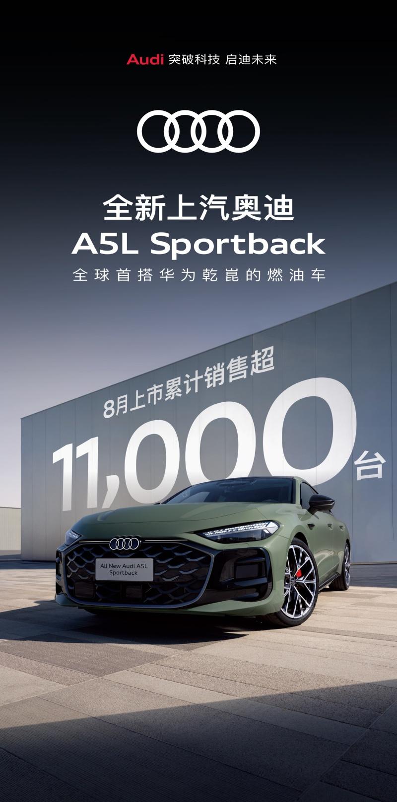 热销破万！全新上汽奥迪A5L Sportback限时礼遇倒计时