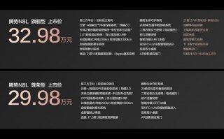 “安全家庭大六座”腾势N8L以29.98万元起正式上市，为全家美好出行而来！