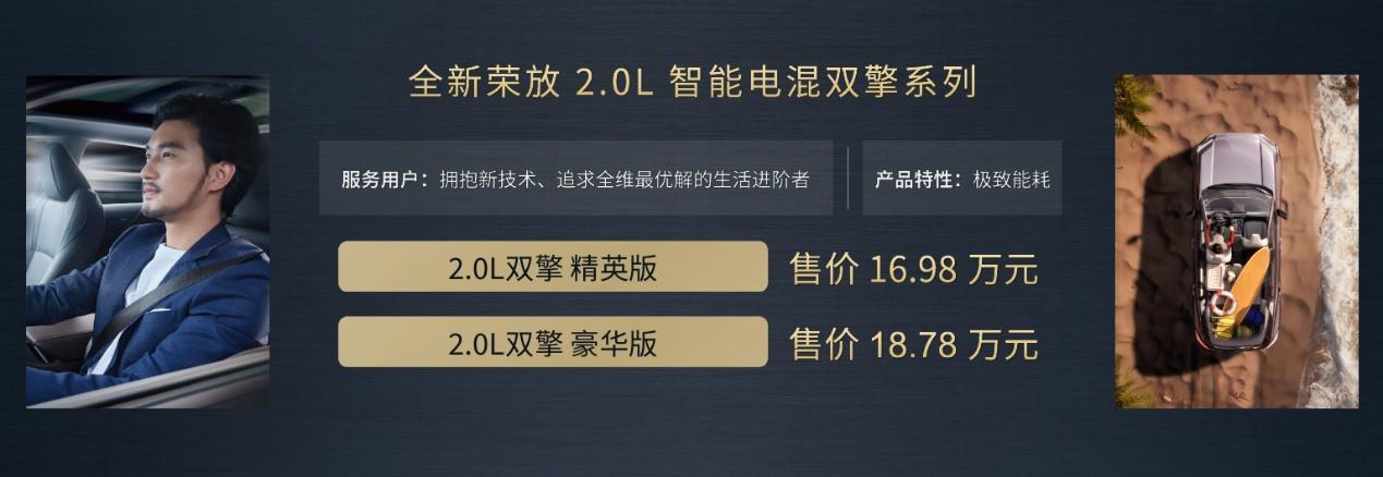 售价16.98万起，第六代全新荣放正式接受预定