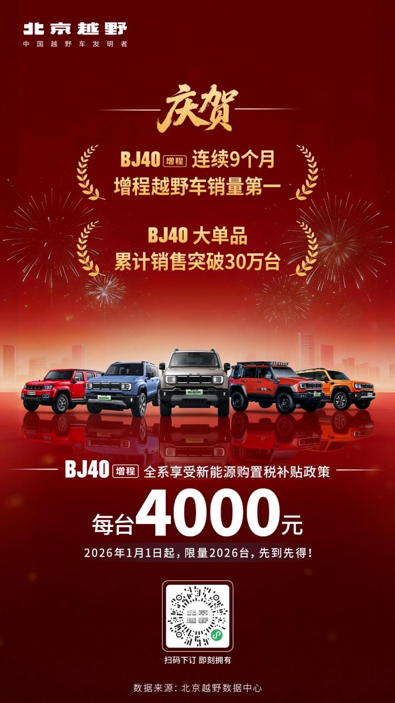 BJ40增程唯一入选国博，定义中国硬派越野新标杆