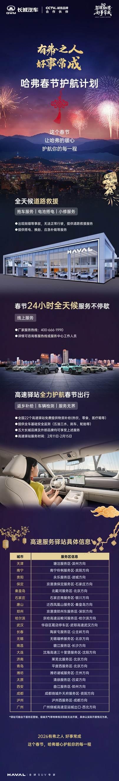 返乡归途暖相伴！哈弗以责任与温度守护春节回家路！