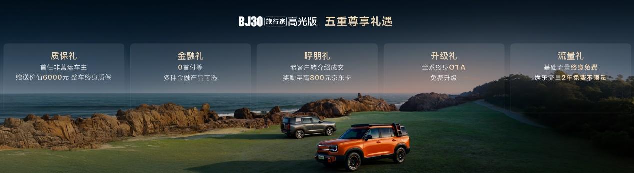 十五万热爱，高光而来！BJ30旅行家高光版上市，全系享超级置换3万补贴6.99万起